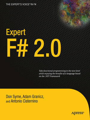 cover image of Expert F# 2.0
